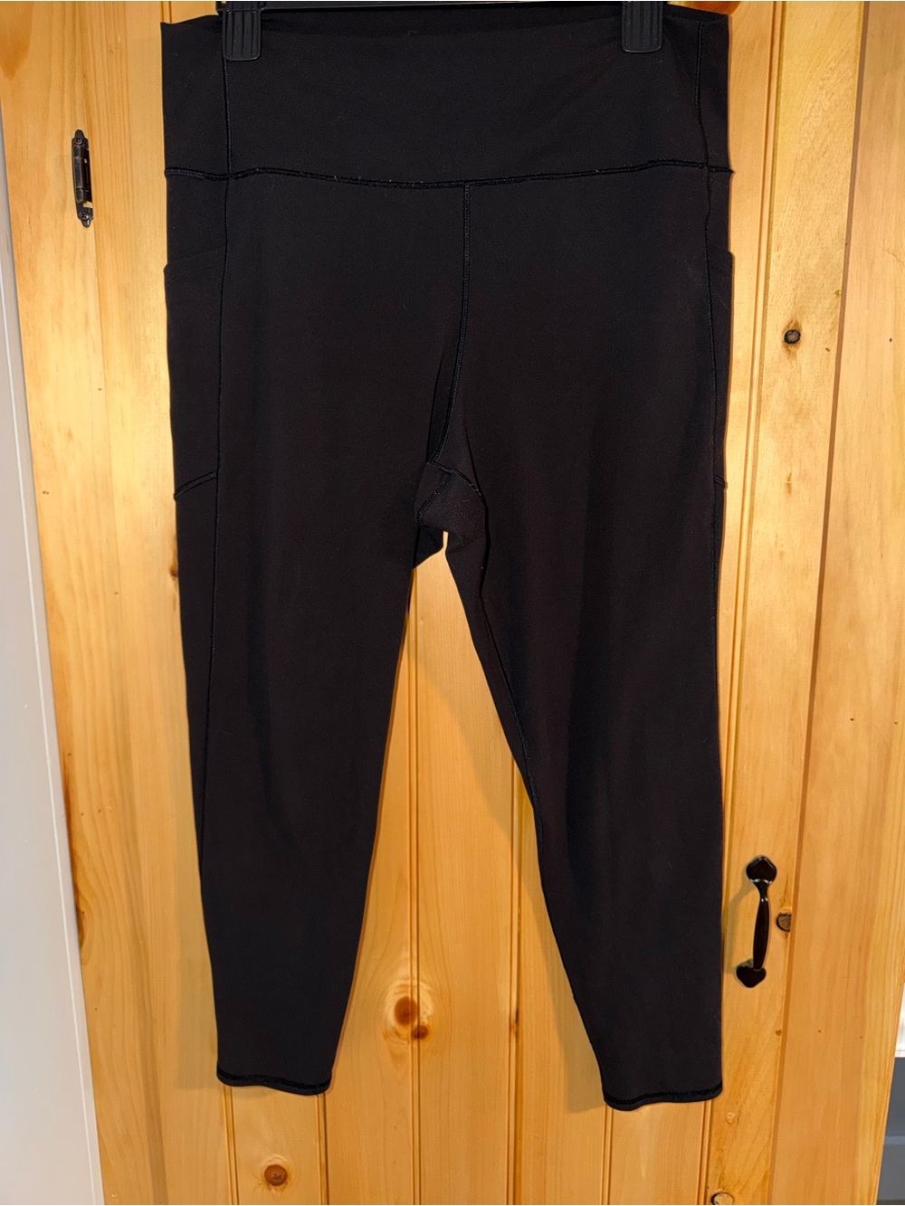 GapFit PowerMove High Rise Ankle Leggings- Black Size XL